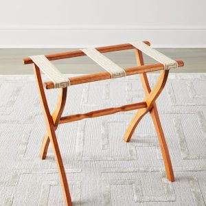 Greek Key Straps Luggage Rack- sku207422028