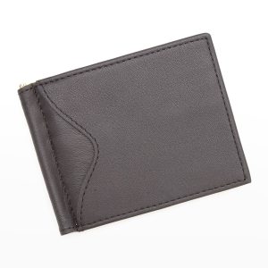Personalized Leather RFID-Blocking Money Clip- sku207740708