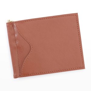 Personalized Leather RFID-Blocking Money Clip- sku207740725