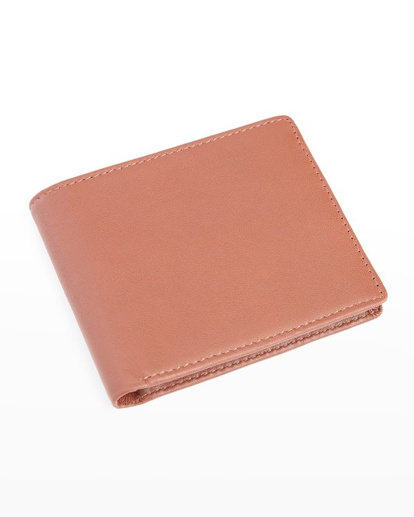 Personalized Leather RFID-Blocking Trifold Wallet- sku207740333