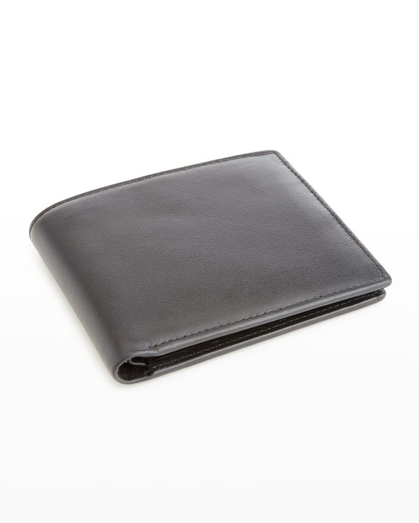 Personalized Leather RFID-Blocking Trifold Wallet- sku207740338