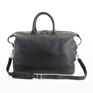 Personalized Medium Executive Leather Duffel Bag- sku207740560
