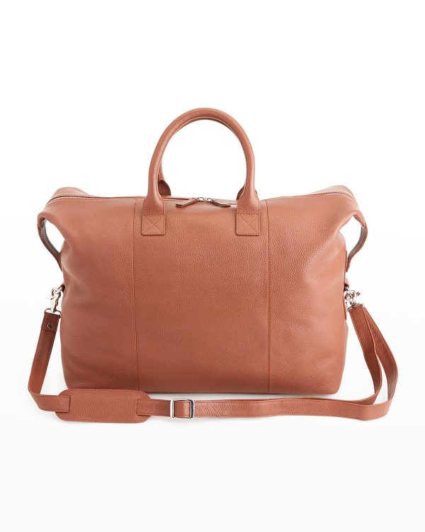 Personalized Medium Executive Leather Duffel Bag- sku207730208