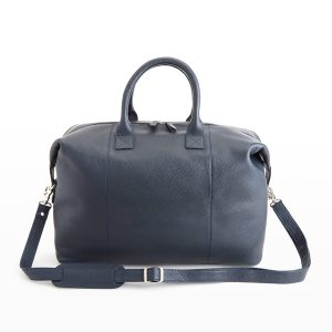 Personalized Medium Executive Leather Duffel Bag- sku207730198