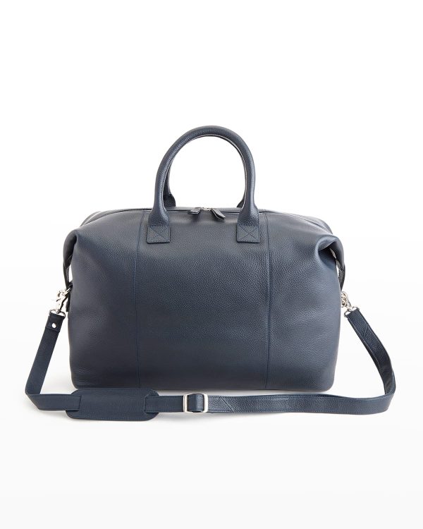 Personalized Medium Executive Leather Duffel Bag- sku207730198