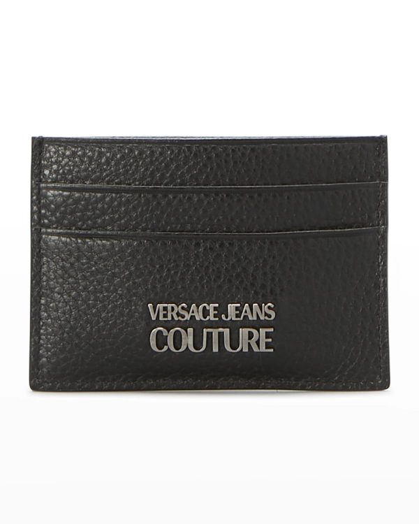 Men's Leather Logo Card Holder- sku207920074