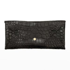 Envelope Polished Matte Alligator Travel Organizer- sku210102104