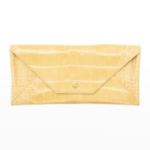 Envelope Polished Matte Alligator Travel Organizer- sku210101954