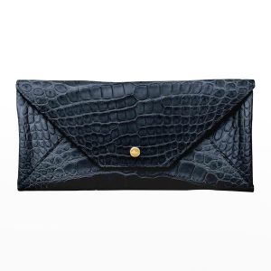 Envelope Polished Matte Alligator Travel Organizer- sku210101944