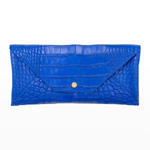 Envelope Polished Matte Alligator Travel Organizer- sku210101961