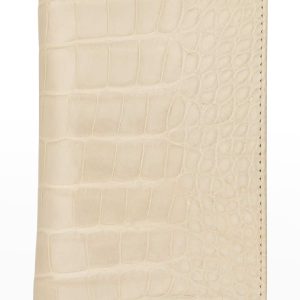 Traditional Alligator Passport Holder- sku210100624