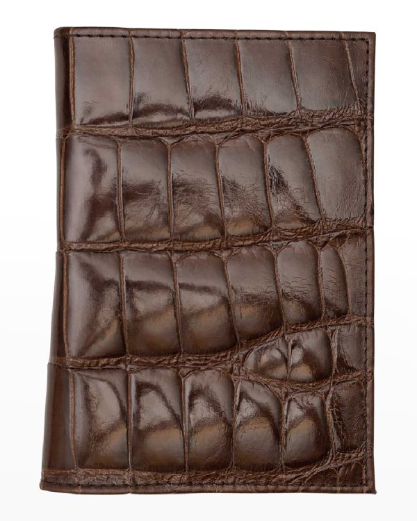 Traditional Alligator Passport Holder- sku210100699