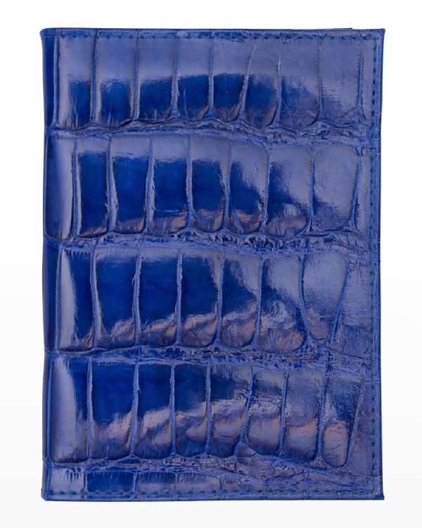 Traditional Alligator Passport Holder- sku210100562