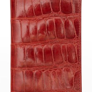 Traditional Alligator Passport Holder- sku210100567