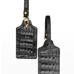 Two Alligator Luggage Tag Set- sku210100158