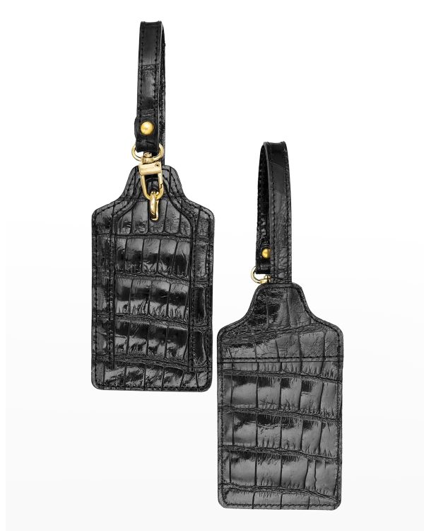 Two Alligator Luggage Tag Set- sku210100158