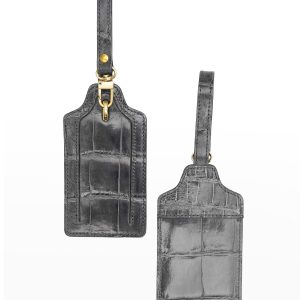 Two Alligator Luggage Tag Set- sku210100160