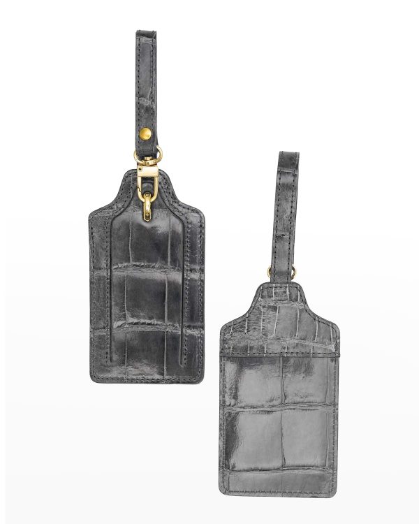 Two Alligator Luggage Tag Set- sku210100160