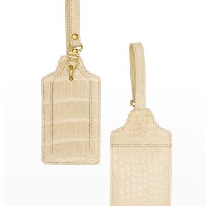 Two Alligator Luggage Tag Set- sku210100159