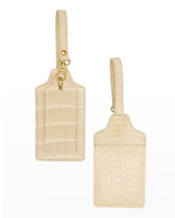 Two Alligator Luggage Tag Set- sku210100159