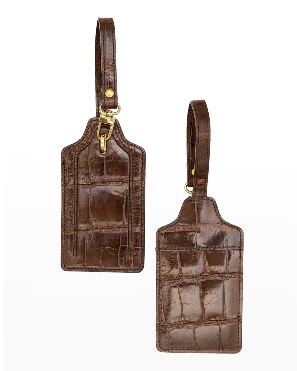 Two Alligator Luggage Tag Set- sku210100161
