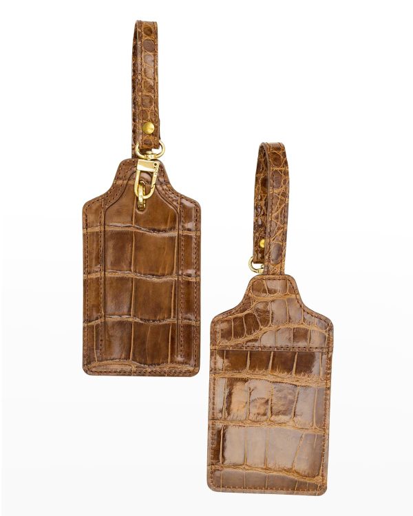 Two Alligator Luggage Tag Set- sku210100162
