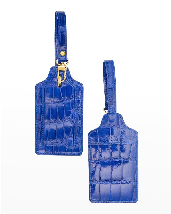 Two Alligator Luggage Tag Set- sku210100165