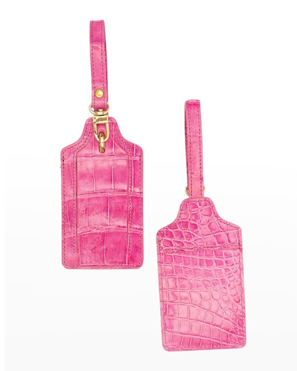 Two Alligator Luggage Tag Set- sku210100168