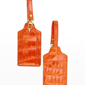 Two Alligator Luggage Tag Set- sku210100124