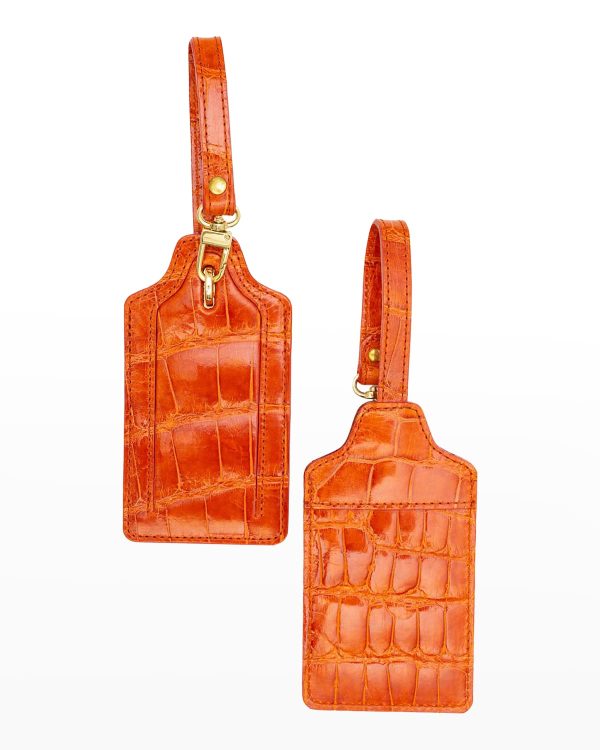 Two Alligator Luggage Tag Set- sku210100124