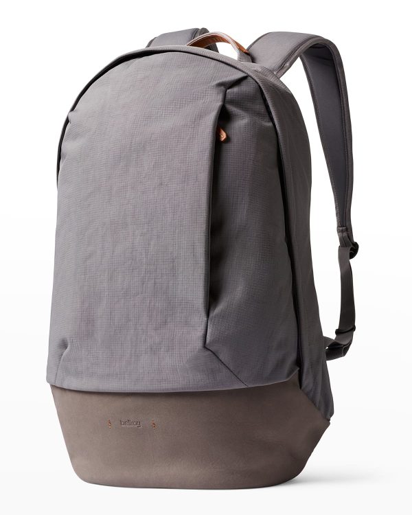 Men's Premium Classic Nylon & Leather Backpack- sku210320143