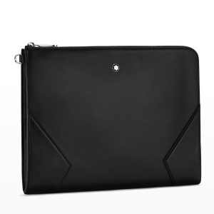 Men's Meisterstück Portfolio Leather Zip Clutch Bag- sku210705255