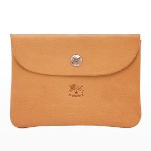 Mens Leather Envelope Card Case- sku210880517