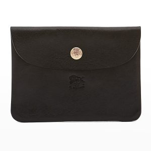 Mens Leather Envelope Card Case- sku210880268