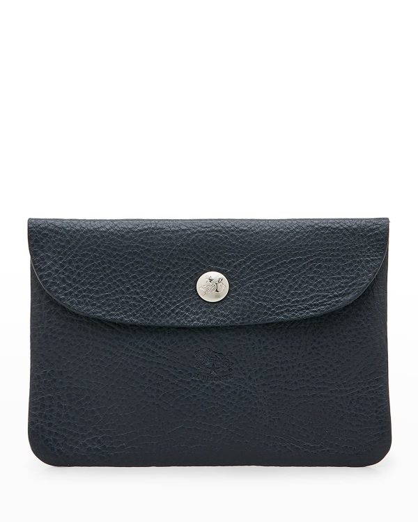 Mens Leather Envelope Card Case- sku210880391