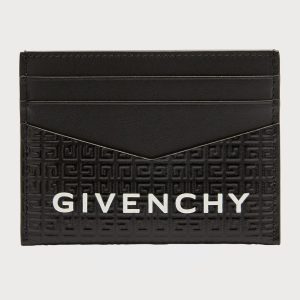 Men's 4G-Embossed Logo Leather Card Holder- sku210980037