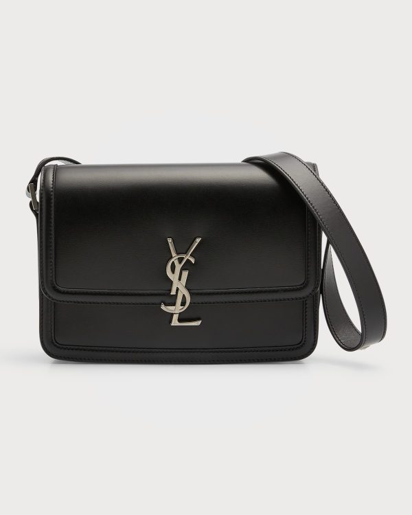 Men's Solferino Leather Monogram Crossbody Bag, M- sku211580910