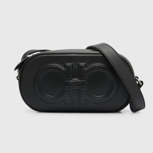 Men's Doppio Gancio Big Crossbody Bag- sku212561794