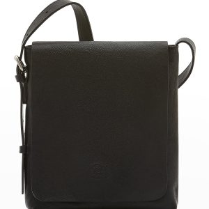 Men's Brolio Leather Crossbody Bag- sku213211850