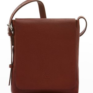 Men's Brolio Leather Crossbody Bag- sku213211855