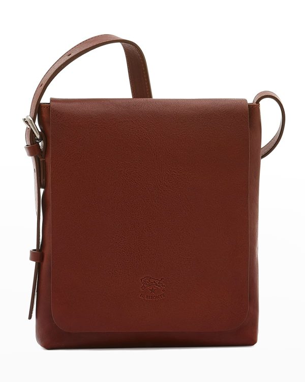 Men's Brolio Leather Crossbody Bag- sku213211855