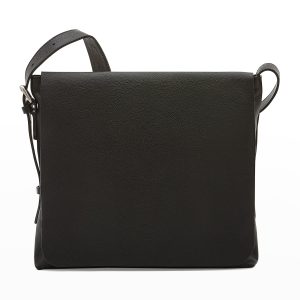 Men's Brolio Leather Messenger Bag, M- sku213200756
