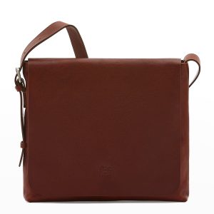 Men's Brolio Leather Messenger Bag, M- sku213200759
