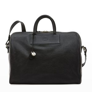 Unisex Leather Travel Duffle Bag- sku213200279