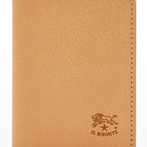Men's Vachetta Leather Bifold Card Case- sku213200270