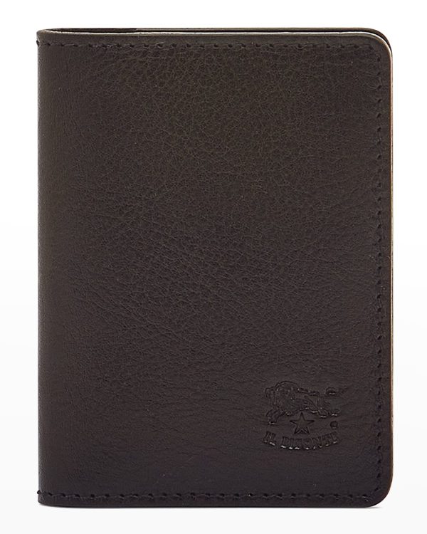 Men's Vachetta Leather Bifold Card Case- sku213200269