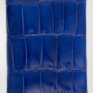 Men's Glazed Alligator Leather Bifold Wallet- sku213320840