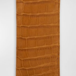 Men's Matte Alligator Leather Bifold Coat Wallet- sku213320802