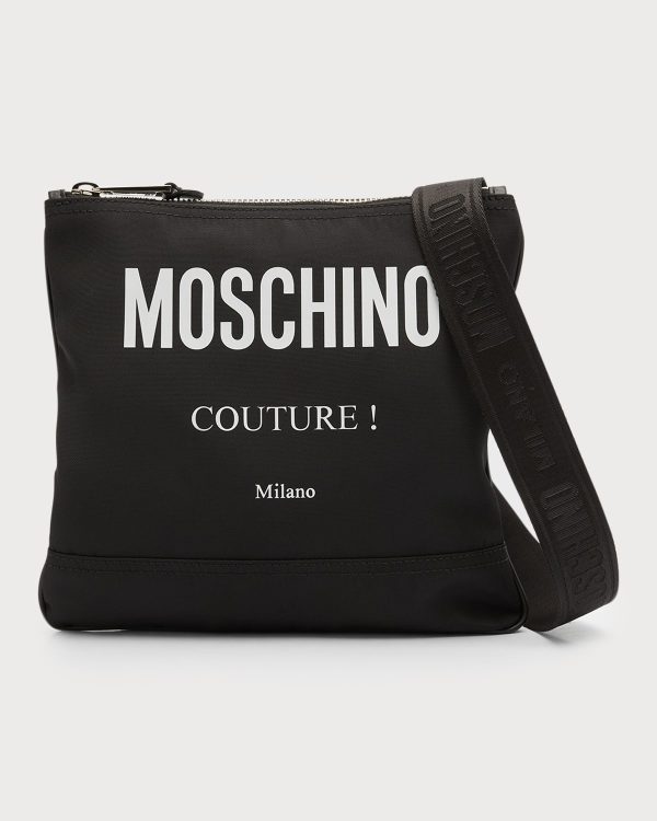 Men's Canvas Logo Shoulder Bag- sku213571188