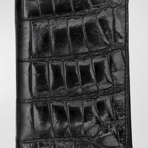 Alligator Leather Passport Booklet- sku213981490